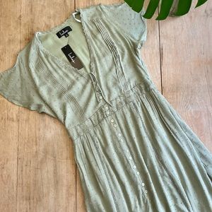 Lulus Flutter Sleeve Maxi Dress